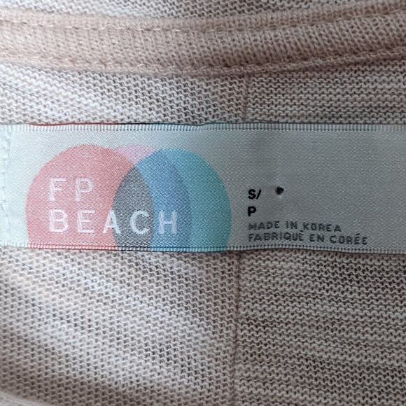 Free People Beach Peach Pullover Cowl Neck Dress - Picture 4 of 10